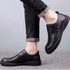 Explosiones de Primavera Moda Combinable Estilo Británico Casual de Negocios Zapatos de Hombre Superficie Suave Suela Suave Zapatos de Cuero Zapatos Casuales Zapatos de Papá