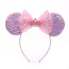 Acessórios de Cabelo do Mickey Mais Vendidos Transfronteiriços Faixa de Cabeça com Laço para Festa Faixa de Cabeça para Parque de Diversões Festival Acessórios de Cabelo para Crianças Faixa de Cabeça Pronta
