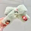Grampo de Cabelo de Natal Criativo Transfronteiriço Novo Produto Clipe de Pelúcia Fofo de Natal para Crianças Decoração Infantil de Natal