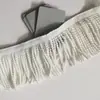 Accesorios Personalizados para Sombrillas de Playa con Borlas Producción al por Mayor Herramientas Impermeables Sombrilla de 4 Varillas Encaje Decorativo Textil Cuero