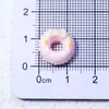 Accesorios de Arte de Uñas de Dibujos Animados de Rosquilla con Lazo de Gatito Color Macarrón Accesorios de Uñas Portátiles Funda para Teléfono Móvil Accesorios de Bricolaje