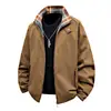 Chaqueta reversible M-8XL moderna y elegante para hombre, de moda y versátil, talla grande, suministro directo del fabricante