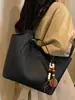 Bolso de axila de color liso y gran capacidad, nueva colección otoño 2026, bolso tote moderno y casual, bolso de hombro simple