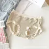 Roupa Íntima Feminina Simples, Calcinha Feminina de Algodão Antibacteriano com Cintura Média, Confortável, Respirável, Calcinha Feminina Sem Marcações, Venda por Atacado para Mulheres