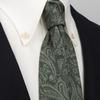 Corbata de seda con estampado retro de pintura al óleo, informal, de 7 cm, estilo romántico francés, disponible al por mayor