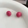 Nuevos Pendientes de Bolas de Caramelo de Colores Dopamina para Mujer Primavera y Verano, Pendientes Versátiles Modernos y a la Moda
