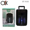 Altavoz Bluetooth K-Song Bt-8101 de Comercio Exterior de 8 pulgadas Portátil Inalámbrico Grande para Exteriores con Micrófono con Cable