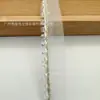 Fio de Ouro e Prata Renda de Cristal em Malha de Lado Único Fita de Miçangas Feita à Mão Decoração de Roupas Acessórios de Renda DIY Atacado