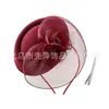 Amazon Sombrero Pequeño Accesorios para la Cabeza Sombrero de Malla Retro para Bodas Boina Sombrero de Bola para Actuación Navideña