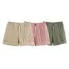 Comércio Exterior 2026 Verão Novo Estilo Europeu e Americano Moda Feminina Casual Solto Bainha Dobrada Shorts 9929024