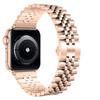 Adecuado para Apple Watch 9 10 S11 Correa de Acero Inoxidable de Cinco Eslabones Samsung Huawei 20mm 22mm Pulsera Metálica