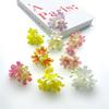 Cadena de Flores de Begonia Simulada Pasador de Flores Accesorios para el Cabello Guirnalda DIY Material Recuerdo de Boda Decoración Atrezo Pequeño Fresco para Sesión de Fotos