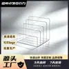 Porta-arquivos acrílico personalizado, porta-arquivos acrílico transparente, adequado para escritório e casa, porta-arquivos vertical