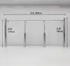 Estantes de Exhibición para Tiendas de Ropa de Mujer, Colgadores de Pared, Percheros de Acero Inoxidable Brillante, Estantes Centrales (Islas), Estanterías de Piso para Ropa de Hombre