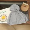 Ropa de Verano para Bebé Ropa con Protección Solar Ropa Fina Transpirable para la Piel Ropa para Aire Acondicionado Chaqueta con Capucha Casual Versátil para Niños