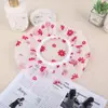 Touca de Banho Estampada com Renda, Touca Espessa para Lavar Cabelo de Mulher Adulta, Touca de Banho, Peva, Tamanho Grande, Atacado, Impermeável