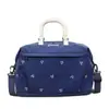 Bolsa Bordada con Lazo, Bolsa de Viaje, Bolsa para Alojamiento de Viaje de Negocios, Bolsa Tote Práctica, Bolsa para el Trabajo Diario, Bolsa de Maternidad