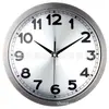 Reloj de Acero Inoxidable para Regalo Publicitario de Exportación de Comercio Exterior Decoración de Sala de Estar Oficina Reloj de Pared Metálico Se Puede Imprimir con Logo