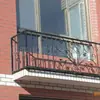 Suporte Europeu de Ferro para Ar Condicionado, Suporte Protetor de Artesanato Metálico para Comunidade, Grade de Ferro para Casa Alta de Construção Imobiliária, Suporte de Flores de Ferro