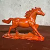Ébano Entalhado Doze Signos do Zodíaco, Sucesso à Primeira Vista, Liderando o Caminho, Decoração de Casa Artesanato em Madeira Ornamentos de Cavalo