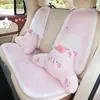Almohada de Felpa para Asiento de Coche de Gato con Dibujos Animados de Coche Azul para Reposacabezas y Soporte Lumbar, Cómoda Almohada para el Cuello para Todas las Estaciones, Cojín Universal para Asiento de Coche