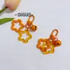 Chaveiro Pingente Estrela Dupla de Cinco Pontas Colorido de Alta Qualidade Decoração de Chaveiro Sino Ornamento Artesanal DIY
