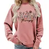Tops con Cuello Redondo Estampados de Terapia Ocupacional Sudadera Suministro de Amazon Chaquetas de Otoño e Invierno
