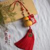 Calabaza natural bolsa de la suerte colgante buena suerte bolsa de brocado Colgante de coche creativo hogar interior sala de estar colgante auspicioso