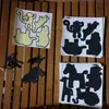 Libro de pintura raspada para colorear creativo para niños, libro de graffiti, papel raspado hecho a mano DIY, juguetes educativos, libro de pintura mágica para raspar