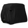 Funda para Carrito de Golf Negra Impermeable a Prueba de Sol a Prueba de Polvo Funda para Coche de 2 Plazas 4 Plazas Funda Protectora para Carrito de Golf 210D