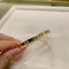 Pulsera de amor de alta calidad CNC estrecha mediana ancha estilo nuevo gruesa chapada en oro rosa de 18 quilates pulsera de muñeca para pareja transfronteriza