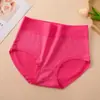Ropa interior de algodón para mujer cintura color sólido estampado punto calzones primavera y verano nueva ropa interior de cintura fabricantes al por mayor comercio exterior