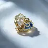 Chapado en Oro Electroplateado de Cobre Clad 18K Alta Retención de Color Corazón Lazo Múltiples Pasadas DIY Accesorios para Joyería Fabricante Mayorista