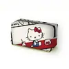 Nueva Bolsa Cosmética Cuadrada de Hello Kitty para Mujer, Linda Bolsa de Almacenamiento de Gran Capacidad, Bolso de Mano con Cadena de Dibujos Animados, Venta al por Mayor