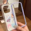 Case de Celular Fofo Desenho Animado Urso de Bolo 17Promax Adequado para Apple 15Pro Duas em Uma Camada Dupla 14Pro16