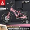 Bicicleta Infantil Phoenix para Niños y Niñas, 20 Pulgadas 3-6-8 a 12 Años Estudiantes de Primaria Bicicleta de Montaña Freno de Disco