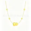 Collar con Colgante de Concha de Agua Oro 3D Oro Puro 999 Flor de Rosa Cadena para Clavícula Princesa Fugitiva Regalo para Transmisión en Vivo Artículo Popular