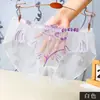 Panty Sexy de Talla Grande para Mujer con Bordado de Moño Dulce, Entrepierna Abierta, No Necesita Quitarse, Panty de Encaje con Diseño de Entrada Trasera