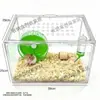 Jaula para Hámster Caja de Cría a Prueba de Escape Hámster Dorado Acrílico Fácil de Limpiar Extra Grande Transparente Villa de Lujo Caja de Cría