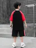 Conjunto de Verano para Niños 2026 Estilo Nuevo Casual Delgado de Manga Corta Conjunto de Dos Piezas para Niños Mayores, Ropa de Verano Elegante para Niños