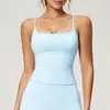 Chaleco Deportivo Transfronterizo para Mujer, Tirantes Finos, Acolchado Extraíble, Chaleco de Yoga, Ropa Interior Fitness Pilates, Top Camisola