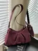 Versión Coreana Bolsa de Nube Plegada con Textura de Nicho 2025 Nuevo Bolso de Mano con Hombro Bolso de Axila de Invierno Elegante