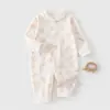 Mameluco de Primavera y Otoño para Bebé Recién Nacido, Mameluco de Algodón de Manga Larga, Ropa de Exterior para Bebé, Ropa para Bebés de Pocos Meses