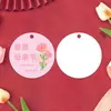 Cartão de Dia das Mães 2026 Cartão de Cumprimentos Personalizado para a Mãe, Gratidão aos Funcionários, Flores Secas, Mensagem Escrita à Mão, Etiqueta Criativa