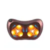 Massageador Multifuncional de Quatro Cabeças Seis Cabeças Oito Cabeças Massageador Infravermelho para Coluna Cervical Cintura Costas Almofada de Massagem para Carro Casa