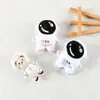 Broche de Muñeco de Peluche Relleno de Algodón de Astronauta Creativo Cadena para Colgar y Otras Muñecas Lindas Estilo Japonés Accesorios de Ropa para Parejas