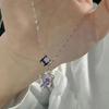 Collar con colgante de mariposa y estrella, de lujo, ligero y de alta calidad, con cadena de clavícula sencilla y combinable, 2023