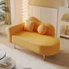 Mejora de apartamento pequeño: sofá otomana de almacenamiento, sillón reclinable estilo europeo, área de espera de tienda de ropa, sofá reposapiés moderno
