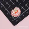 Estilo infantil oso hongo transparente para niña clip para el pelo DIY accesorio para coleta de goma de crema componentes de resina