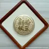 Hoja de Oro Puro 999 Shuibei Gold 520 Regalo de Feliz Cumpleaños para Novio/Novia Adorno Manualidad Regalo